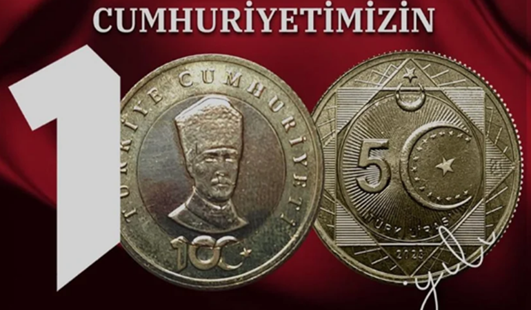 100 milyon adet demir 5 lira para basıldı