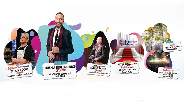 12. Uluslararası İzmit Pişmaniye, Müzik ve Dans Festivali yarın başlıyor!