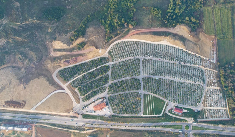 20 dönümlük yeni mezarlık alanı