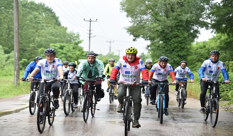 AB Yeşil Haftası Etkinliği’nde pedallar karbon nötr bir dünya için döndü