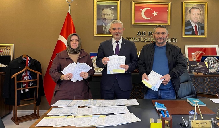 AK Parti Gebze’de 175 yeni üye 