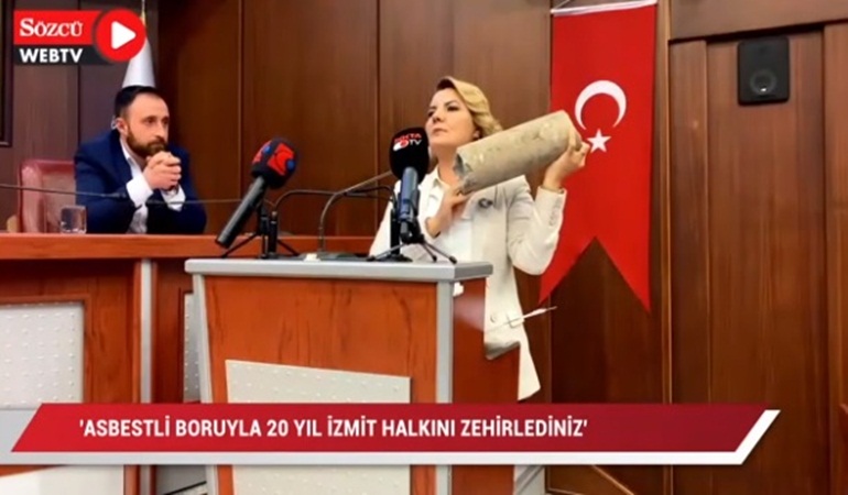 AKP’nin 20 yıl İzmit’i zehirlediği asbestli borular Sözcü TV’den milyonlara ulaştı