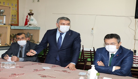 Alkan ve Şayir Tavşancıl’da vatandaşı dinledi 