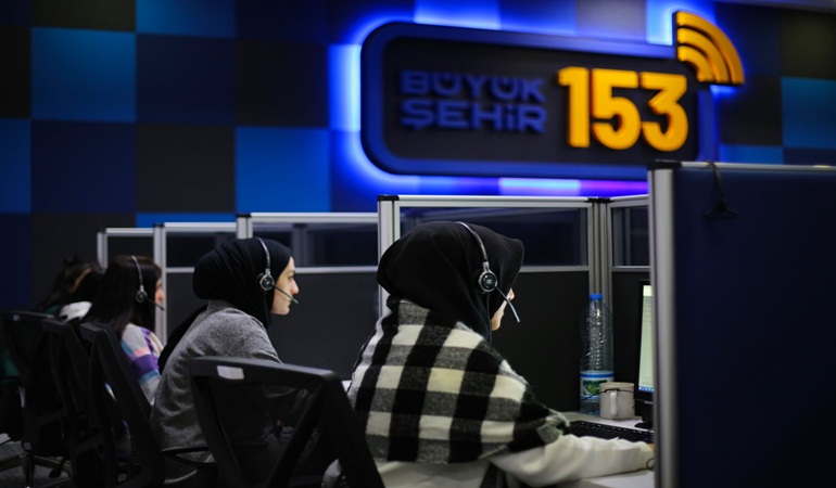 Alo 153’den 1 milyon 205 bin kişiye hizmet