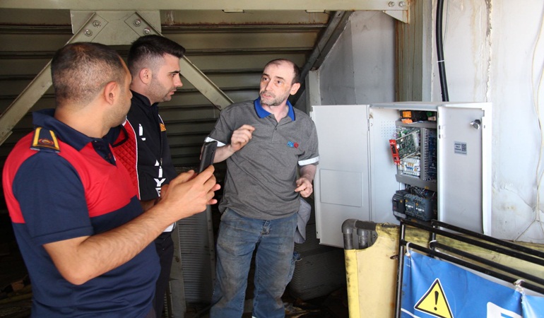 Asansörde kurtarma eğitimi