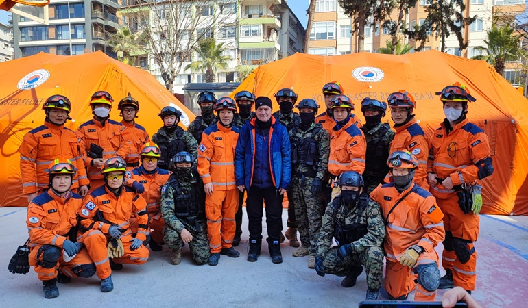 Aygün’den Güney Kore arama ve kurtarma ekibine teşekkür