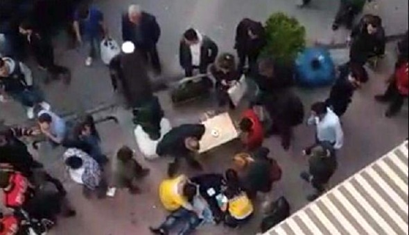 Ayrılan sevgililerin bıçaklı kavgası