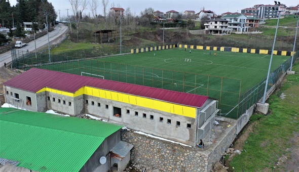 Bahçecik Stadı Spor Tesisi’nde sona gelindi