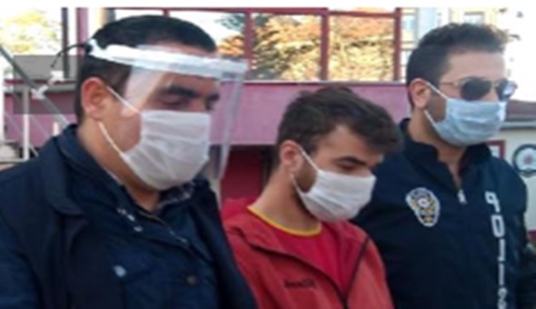 Balkondaki kadını vuran maganda yakalandı