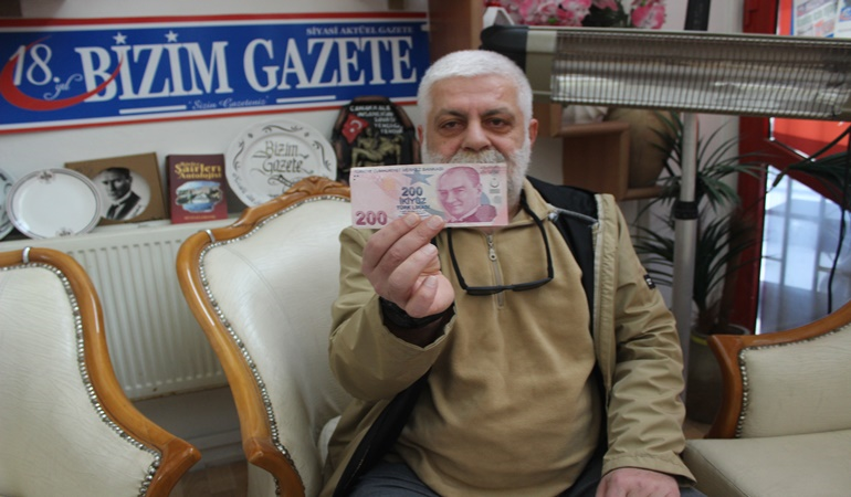 Bankamatikten hatalı basılan para çıktı