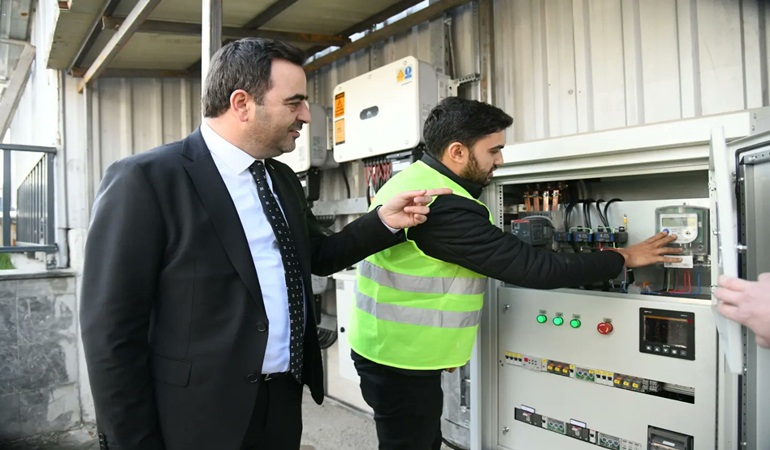 Başiskele Belediyesi GES ile kendi elektriğini üretmeye başladı