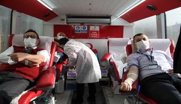 Başiskele Belediyesi’nden Kızılay’a kan bağışı desteği