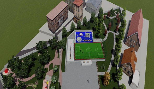 Başiskele’de Cumhuriyet Parkı yenileniyor