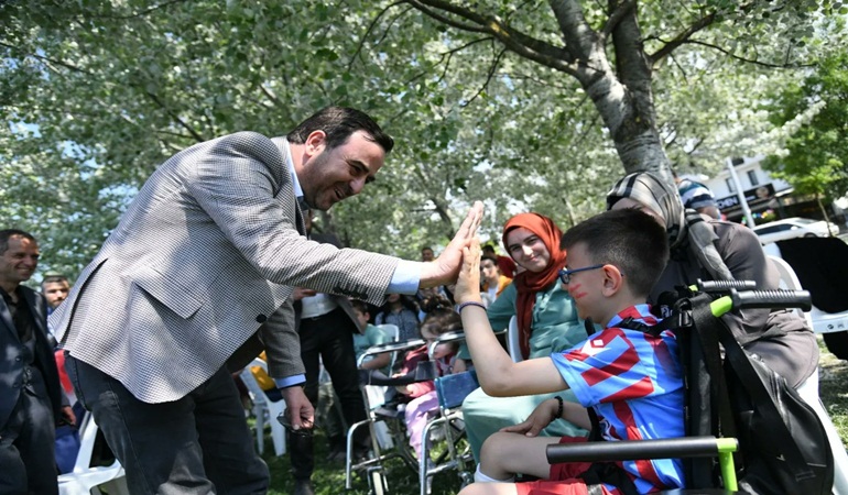 Başiskele'de Engelliler Haftası renkli görüntülere sahne oldu