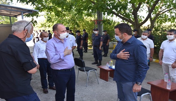 Başiskele'de gönülden bayramlaşma