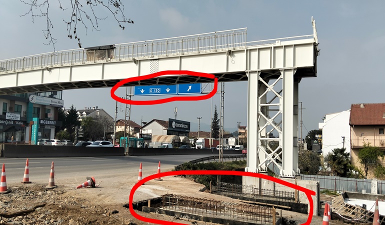 Başiskele’de o yaya üst geçidi ne zaman hizmete açılacak?