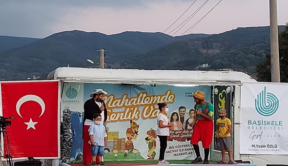 Başiskele'de Paşadağ, çocukların kahkahasıyla şenlendi
