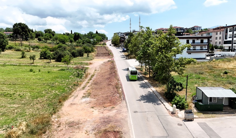 Başiskele’deki o cadde 4 şeritli hale geliyor
