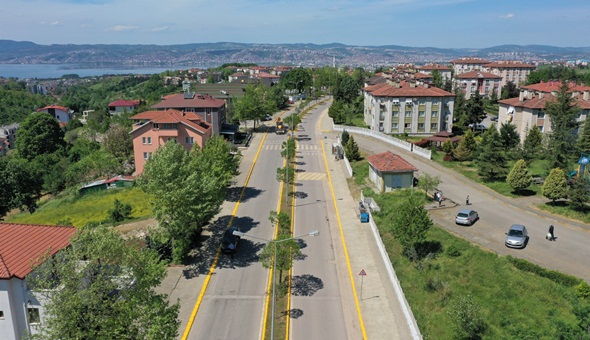 Başiskele’nin cadde ve sokaklarında estetik işler