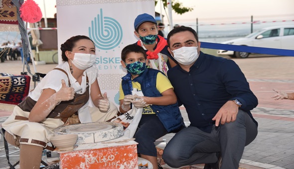 Başiskele’nin şanslı çocuklarının çömlek deneyimi