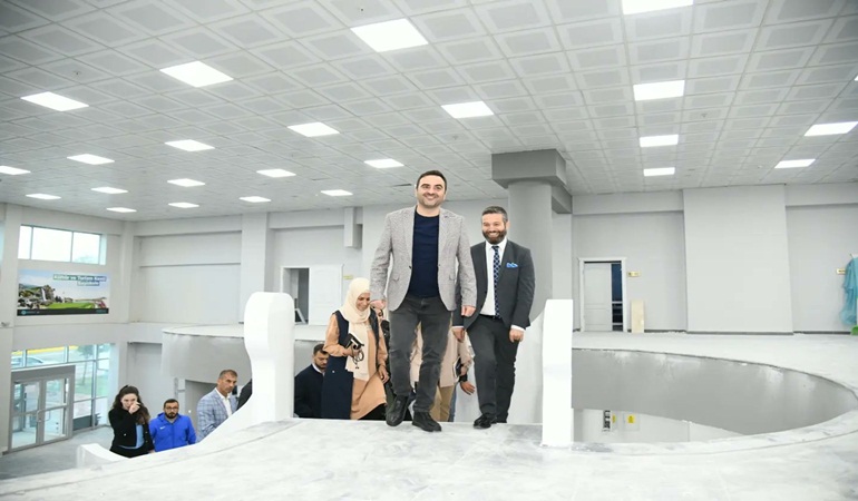 Başiskele’nin Yeni gençlik merkezinde çalışmalara devam  