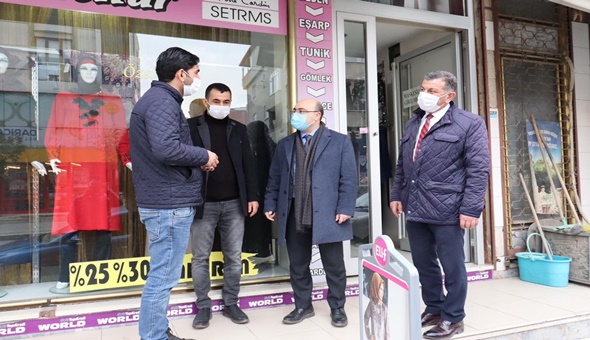 Başkan Acay'dan esnaf ziyareti!
