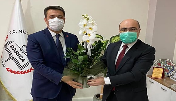 Başkan Acay’dan Milli Eğitim Müdürü Oğuz’a ziyaret!