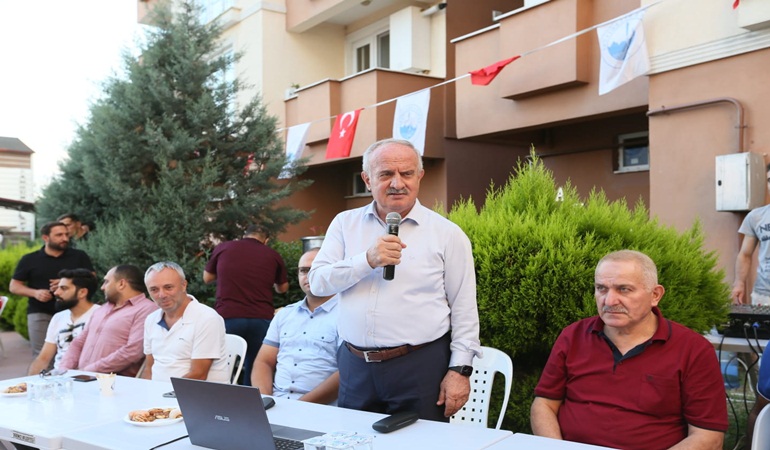 Başkan Aygün, Çınarlı Evleri’ne konuk oldu