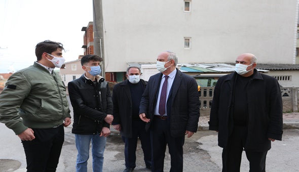 Başkan Aygün daima esnafların yanında