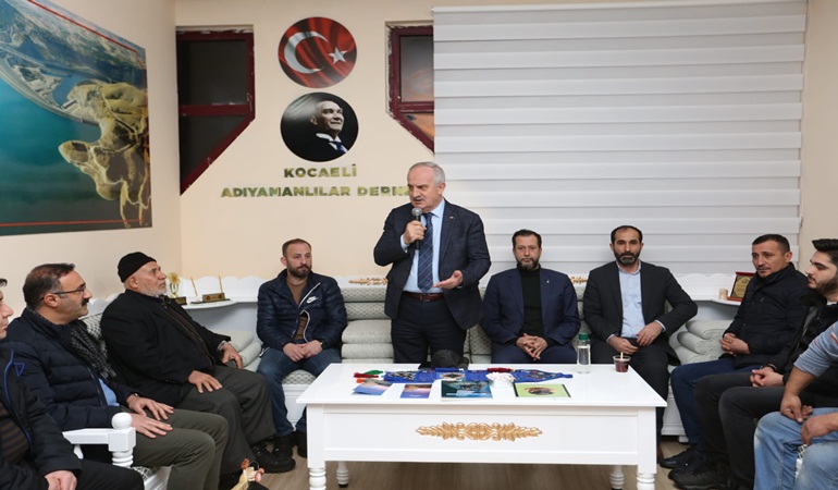 Başkan Aygün’den Adıyamanlılar Derneği’ne ziyaret