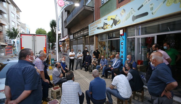 Başkan Aygün’den esnaf ziyaretleri