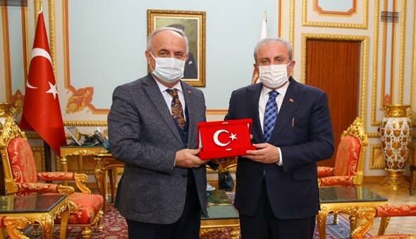 Başkan Aygün’den TBMM Başkanı Şentop’a ziyaret
