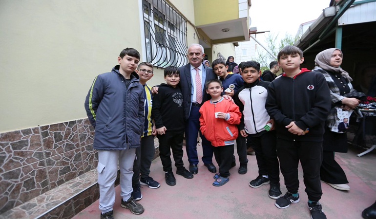 Başkan Aygün halkla iç içe