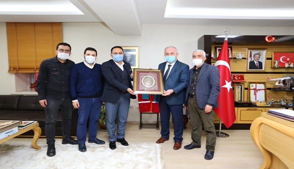 Başkan Aygün’ün konukları Hakkari’den