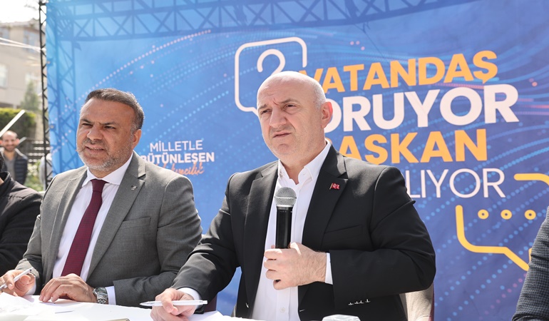 Başkan Bıyık o mahallede de soruları cevaplayacak