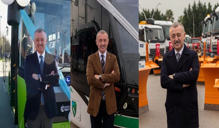 Başkan Büyükakın bu fotoğrafı miras değil alın teri notu ile paylaştı