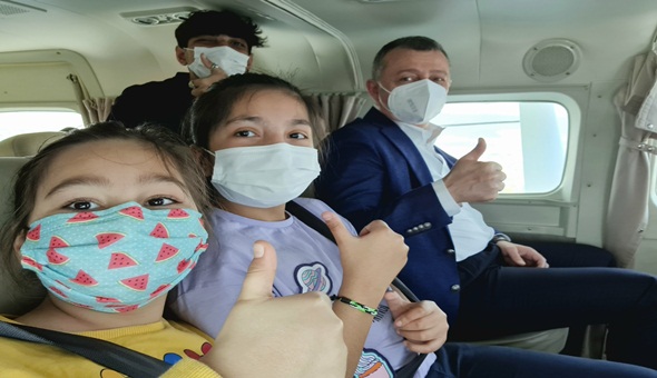 Başkan Büyükakın, çocukların hayalini gerçekleştirdi