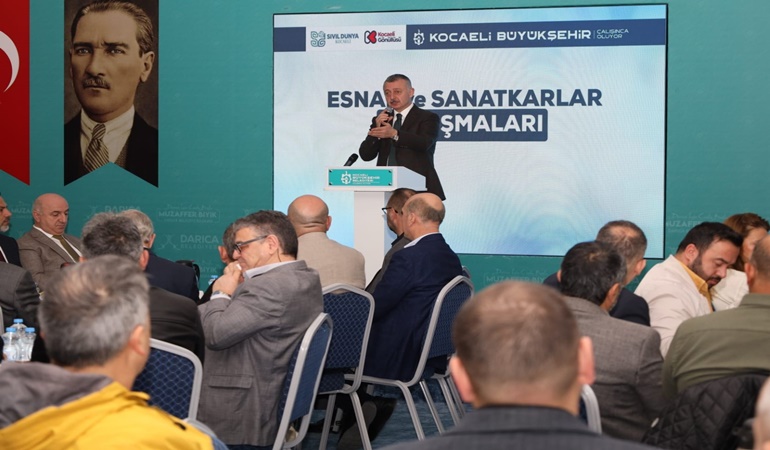 Başkan Büyükakın Darıca’da esnaflarla buluştu