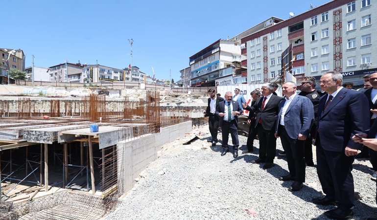 Başkan Büyükakın, Dilovası’ndaki projeyi yerinde inceledi