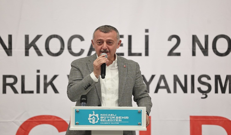 Başkan Büyükakın: Filistin’deki kardeşimizin davasının tarafı oluruz