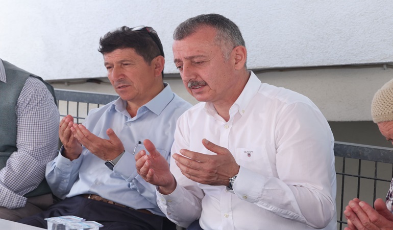 Başkan Büyükakın, Gülmen ve Arslan’ın acısını paylaştı