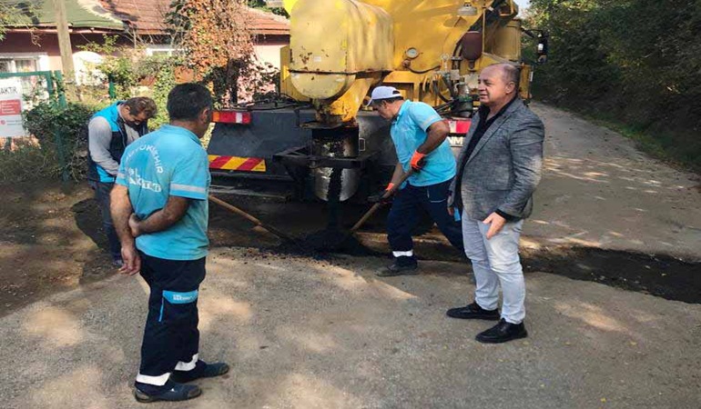 Başkan Büyükakın ve Yol Timine teşekkür