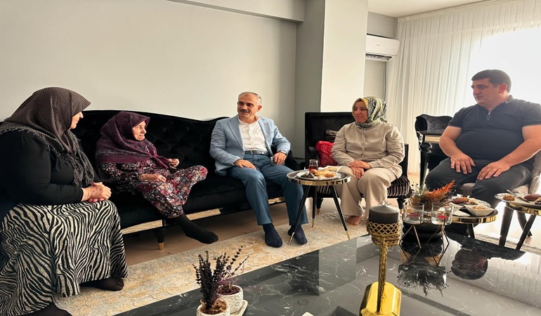 Başkan Çiftçi’den hasta ve taziye ziyaretleri 