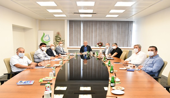 Başkan Çiftçi, İl Başkanı Ellibeş’e çalışmaları anlattı