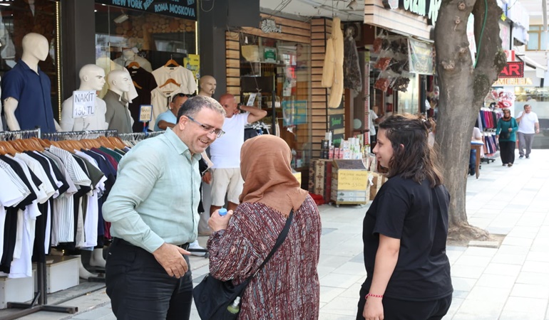 Başkan Gökçe’den esnaf ve halk buluşmalarına devam