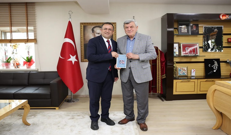 Başkan Gökçe, Erenkaya ve Karaosmanoğlu’nu ağırladı