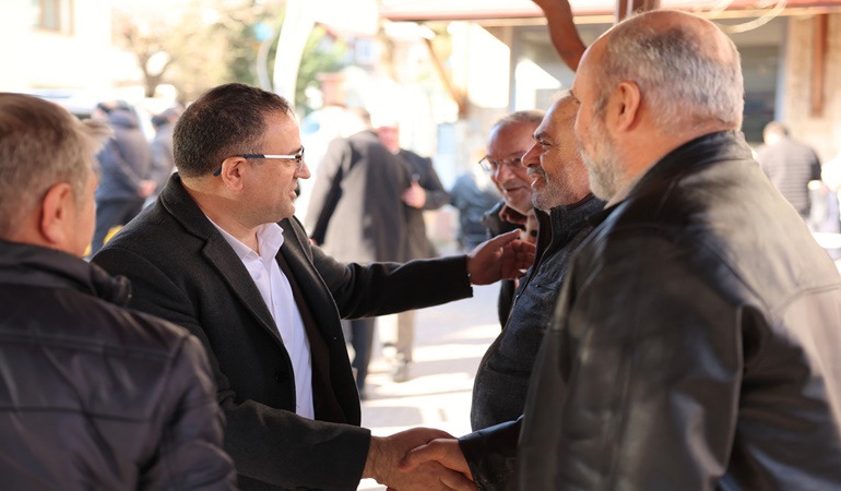 Başkan Gökçe her fırsatta soluğu halkın içinde alıyor!