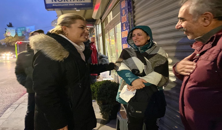 Başkan Hürriyet, Bekirdere’de işçilerle buluştu