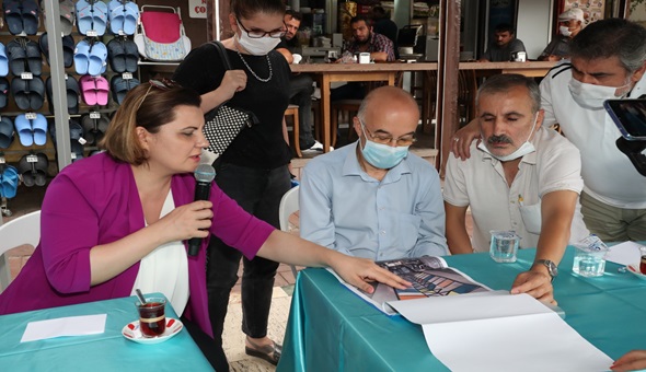 Başkan Hürriyet esnafa o projeler için hazırız dedi