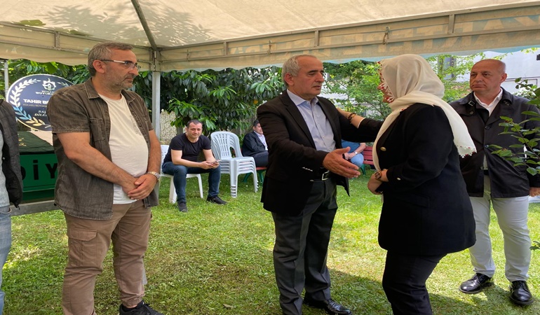 Başkan Hürriyet, Haydar Akar’ı acı gününde yalnız bırakmadı